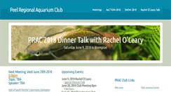 Desktop Screenshot of peelaquariumclub.org